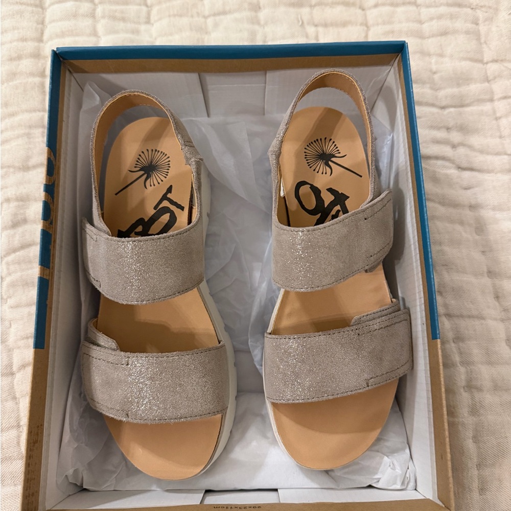 OTBT Silver Sandals for Women